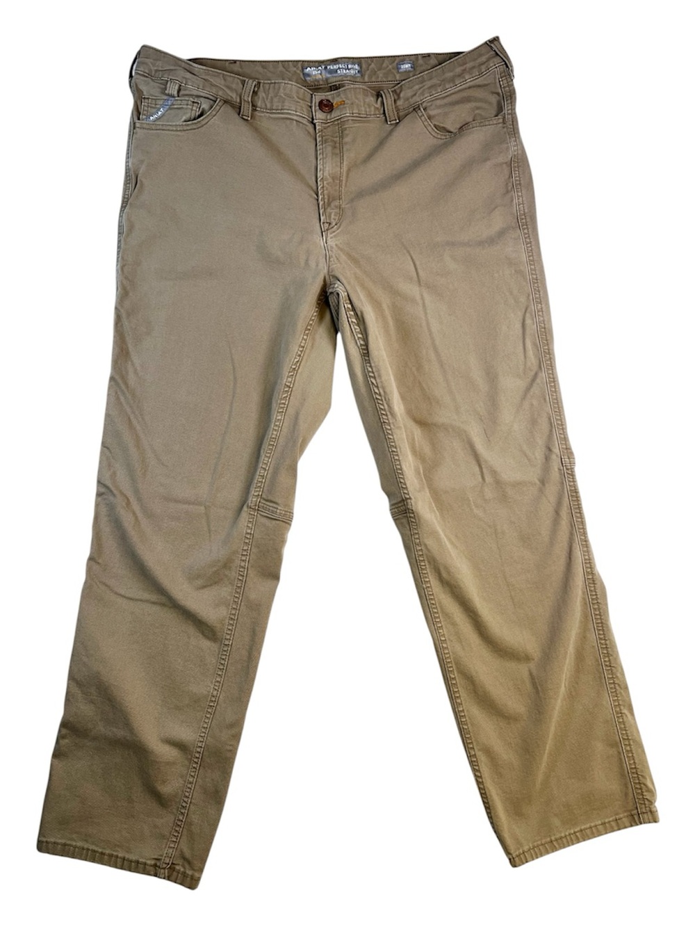 Ariat Women’s 20WR Perfect Rise Straight Khaki Pants Western Ranch Workwear